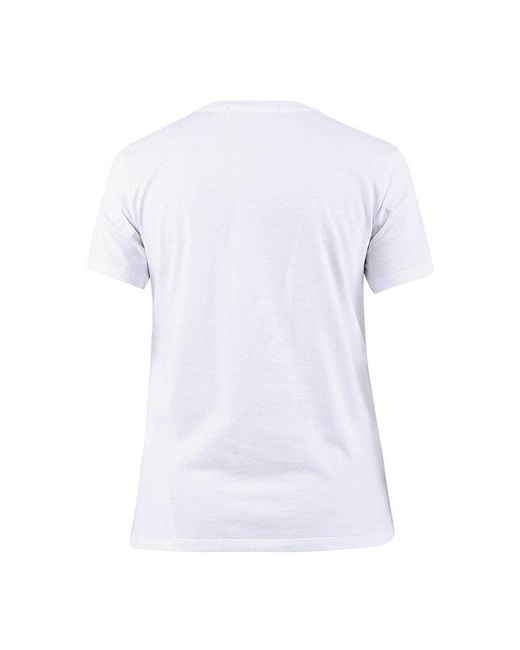 MSGM Black Logo Details T-Shirt