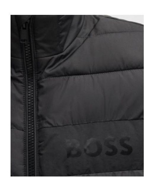 Boss Black Boss Zip-Up Quilted Gilet for men