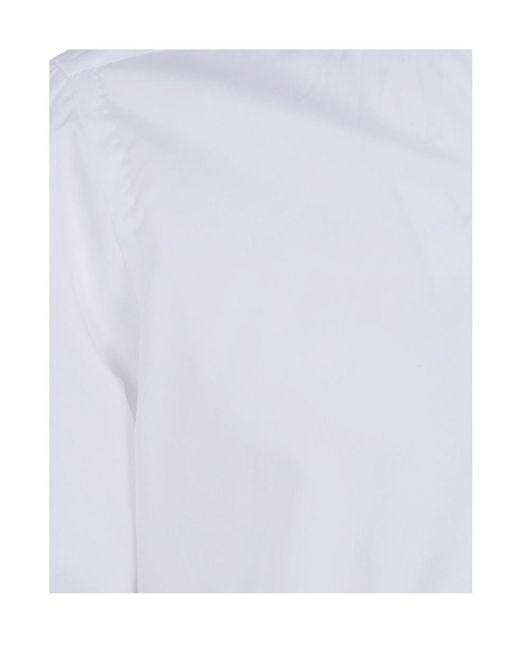 Barba Napoli White Long-Sleeved Shirt for men
