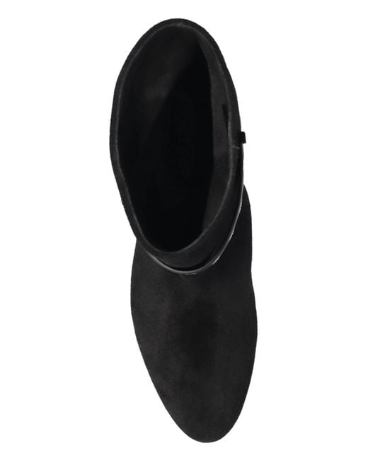 Isabel Marant Black Buckled Ankle Boots