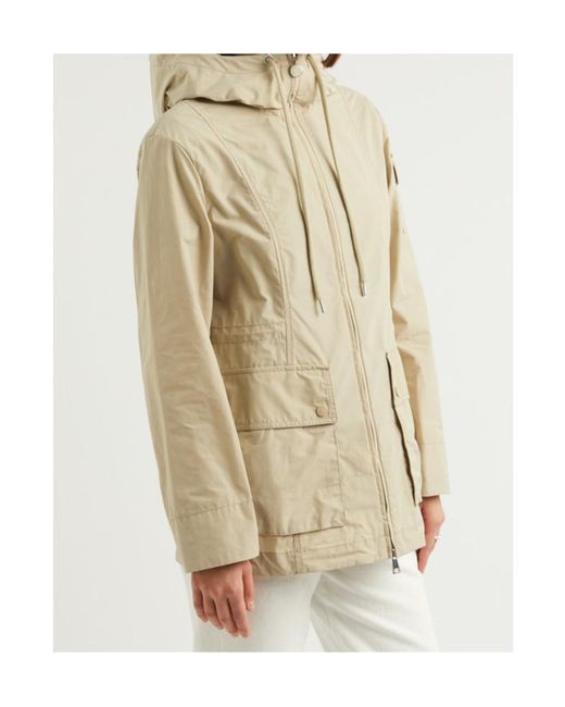 Moncler White Leandro Hooded Shell Jacket