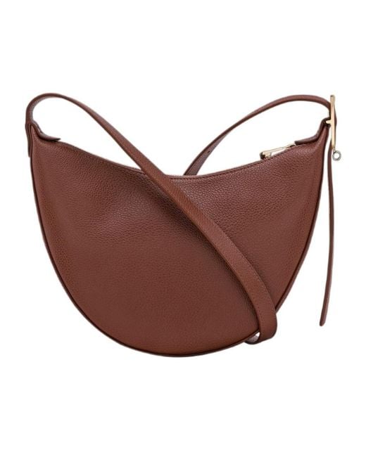 Longchamp Brown Le Foulonné S Crossbody Bag
