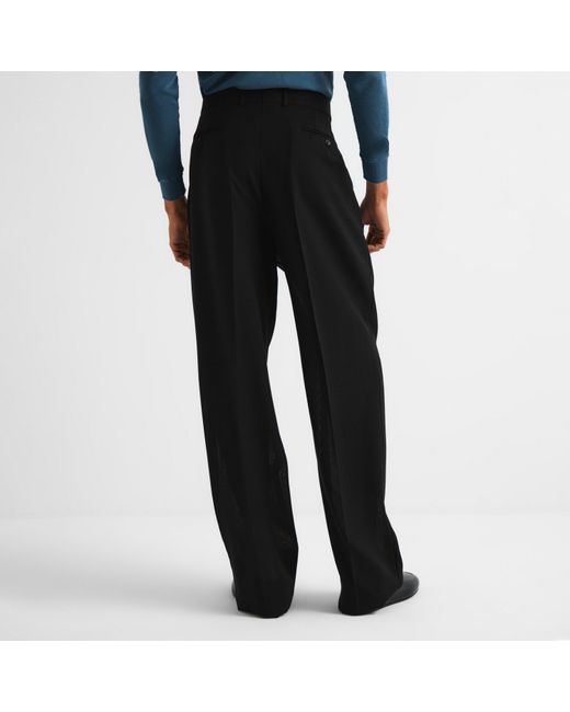 Tom Ford Black Pleated Trousers for men