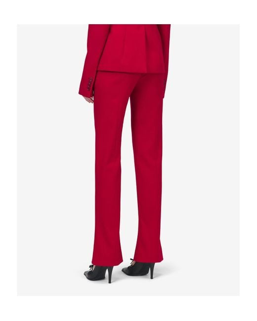 Alexander McQueen Grain De Poudre Tailored Trousers