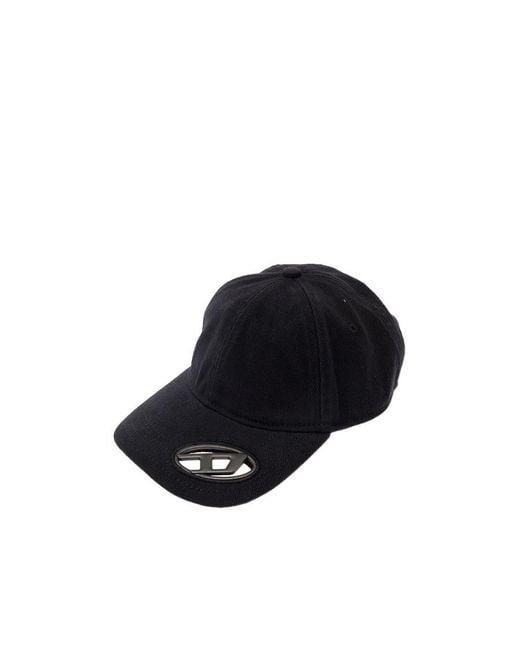 DIESEL Blue Corry-Div-Wash Baseball Cap for men