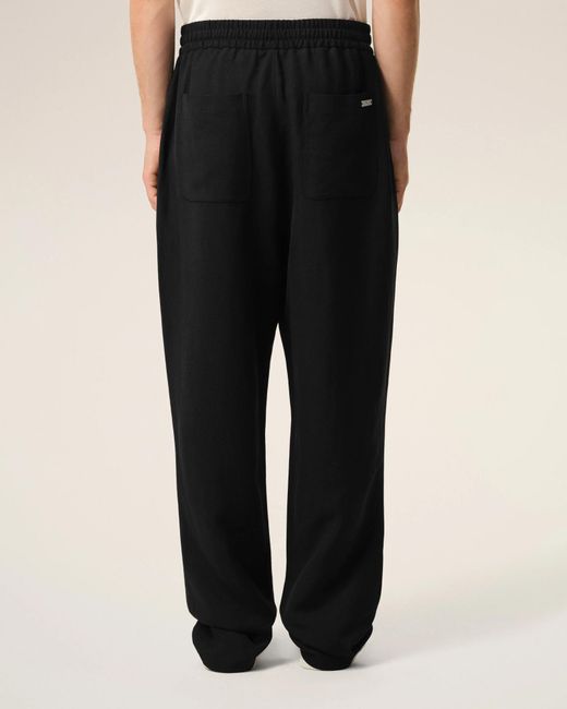 AMI Black Ami Elasticated Waist Trousers for men