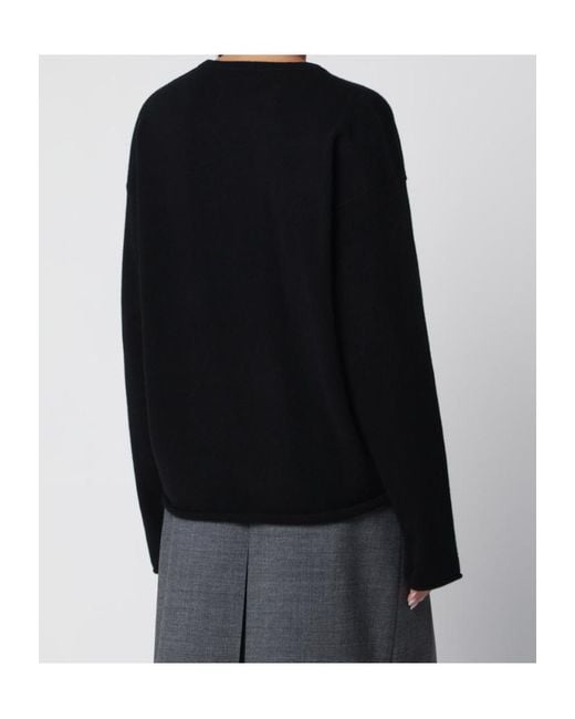 Extreme Cashmere Black Paolo Raven Cashmere Sweater