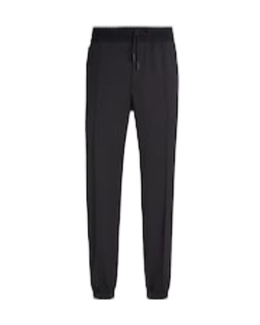 Zegna Blue High Performance Wool Joggers for men