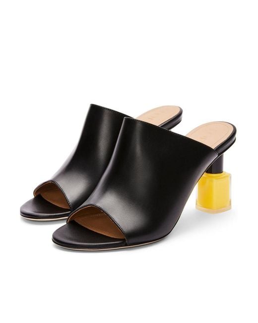 Loewe Black Nail Polish Mule