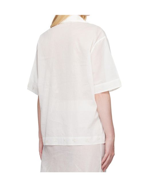 Rohe White Lapel Shirt