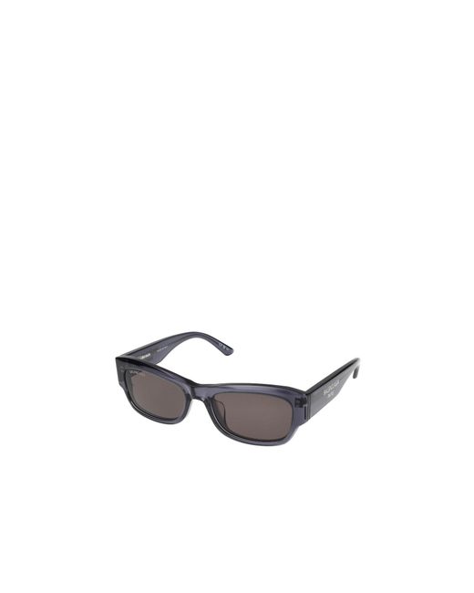 Balenciaga White Eyewear Rectangular Frame Sunglasses for men