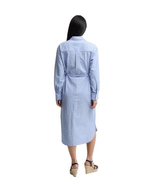 Barbour Blue Elegant Shirt Dress