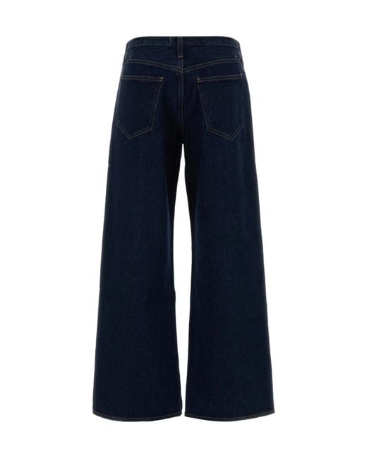 Agolde Blue Keira Wide-Leg Jeans