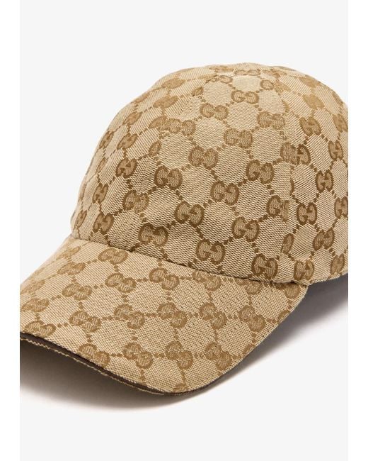 Gucci Natural Gg Monogram Baseball Hat