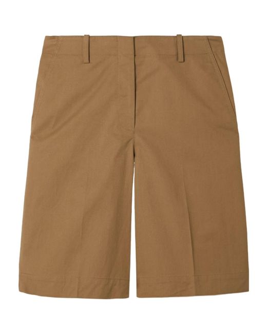 Theory Natural Belt Loop Shorts