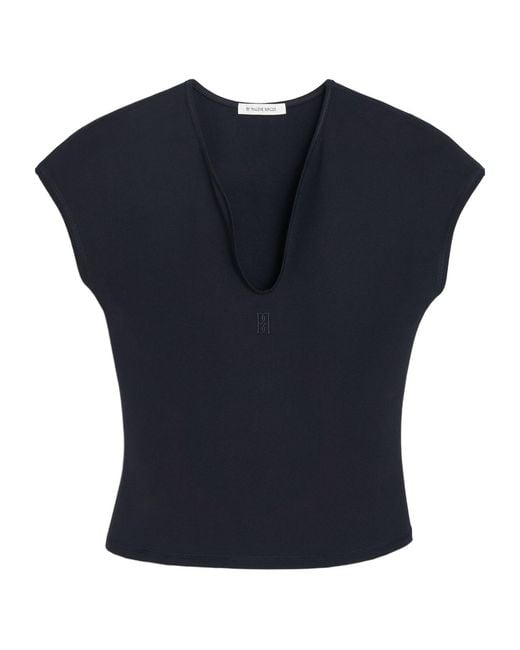 By Malene Birger Blue Venazia Athletic Top
