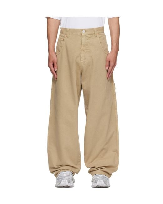 Vetements Natural Cotton Jeans