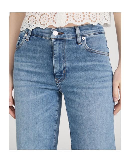 FRAME Blue The Mello Straight-Leg Jeans
