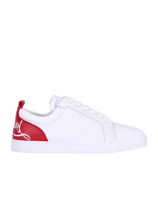 Christian Louboutin White Fun Vieira Sneakers for men