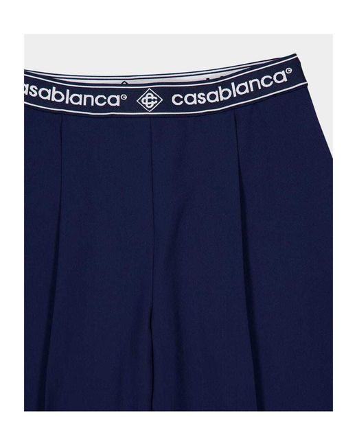 Casablanca Blue Tailored Sports Trousers