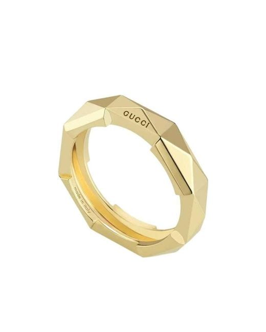 Gucci Metallic Logo Ring