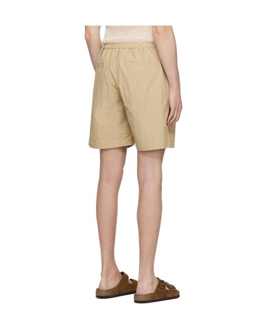 Nanushka Natural Elasticated-Waist Shorts for men