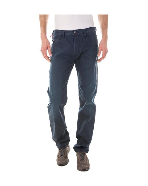 Armani Jeans Blue Logo Jeans for men