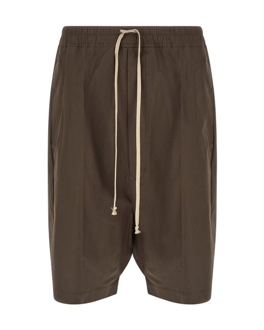 Rick Owens Gray Rick S Pods Bermuda Shorts for men