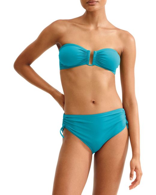 Eres Blue Highwaisted Onepiece Swimsuit
