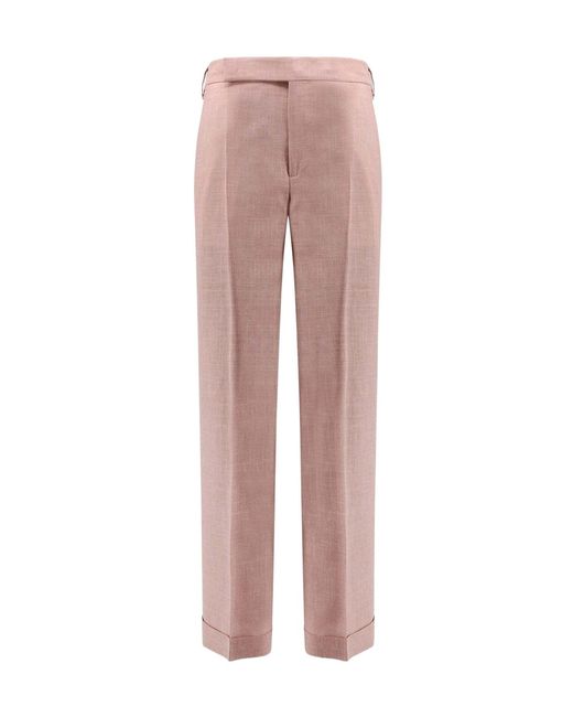 Lardini Pink Tailored Trousers
