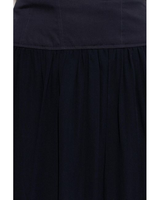 Ulla Johnson Blue A-Line Midi Skirt