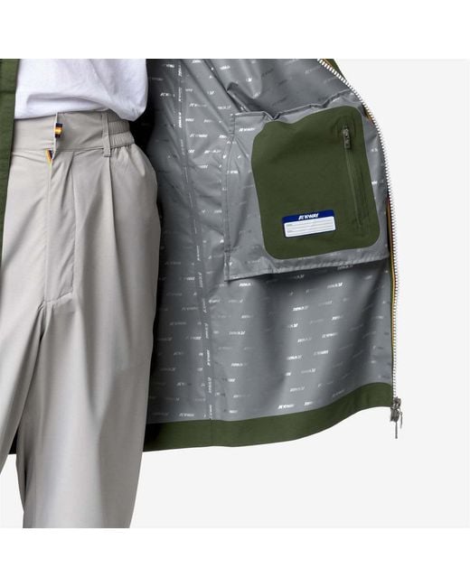 K-Way Green Thomas Parka for men