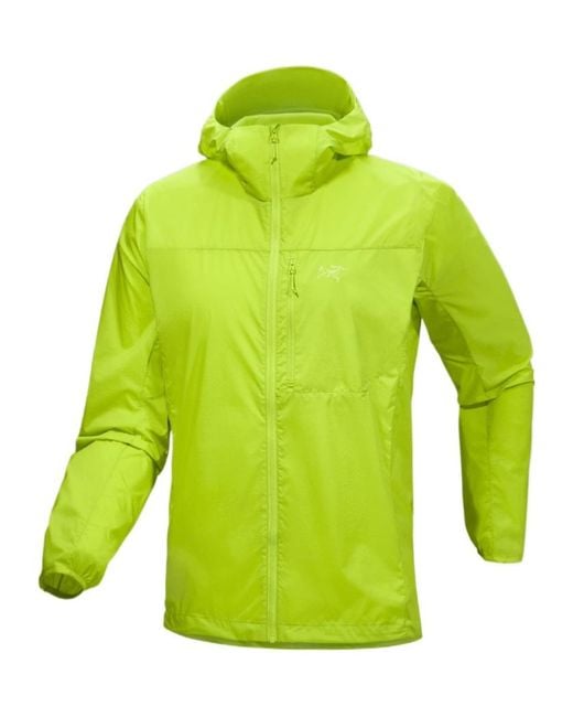 Arc'teryx Green Squamish Hoody Hooded Shell Jacket for men
