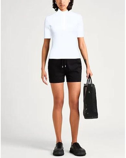 Tory Burch White Solid Knit Sweater