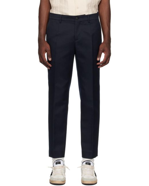 Golden Goose Deluxe Brand Blue Milano Tapered Leg Pants for men