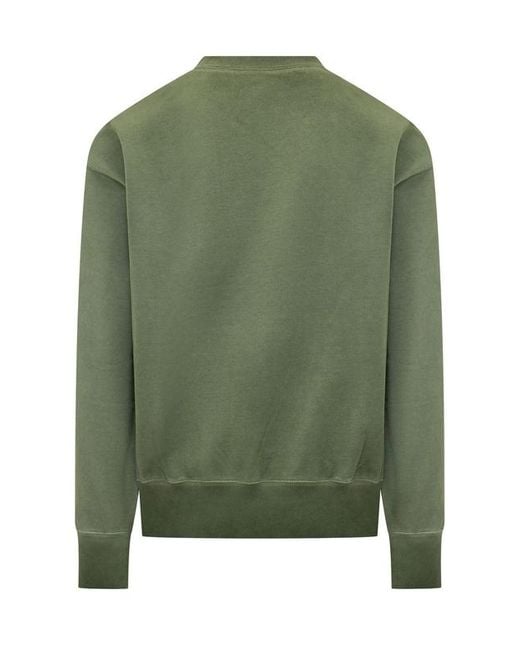 DSquared² Green Long-Sleeve Sweatshirt for men