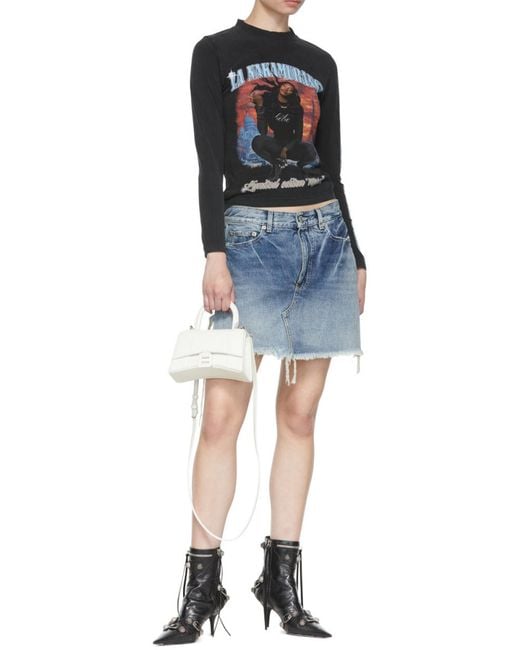 Balenciaga Black Pointed Toe Ankle Boots