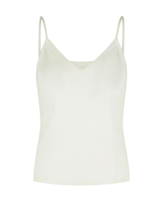 Lisa Yang White Nala Tank Top
