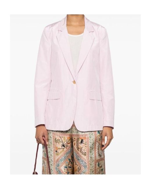 Forte_forte Pink Lapels Blazer