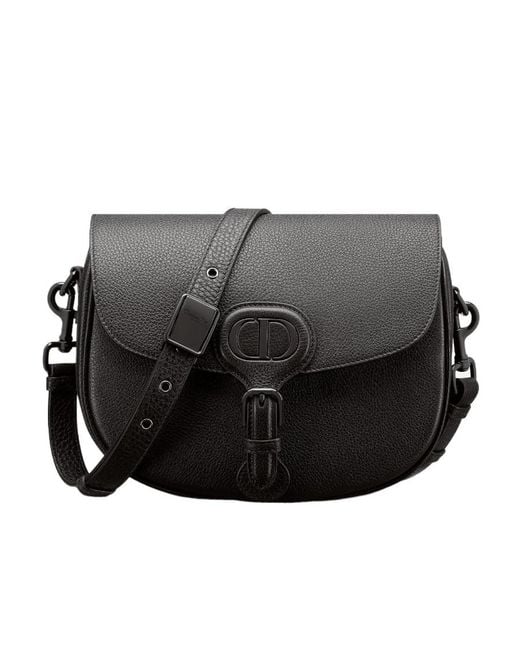 Dior White Bobby Medium Grain Cowhide Leather Shoulder Bag