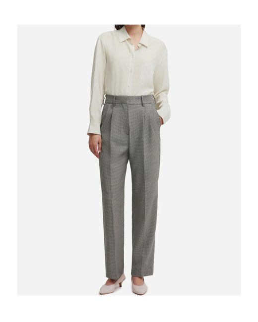 Blazé Milano Gray Houndstooth Trousers