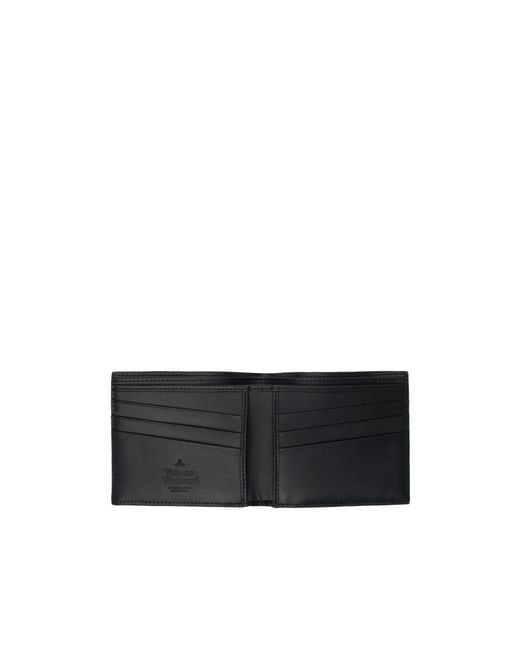 Vivienne Westwood Black Saffiano Wallet for men