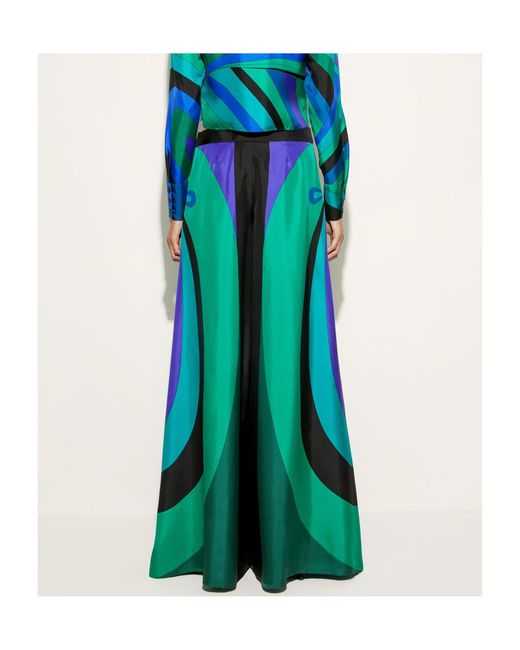 Emilio Pucci Green Trousers