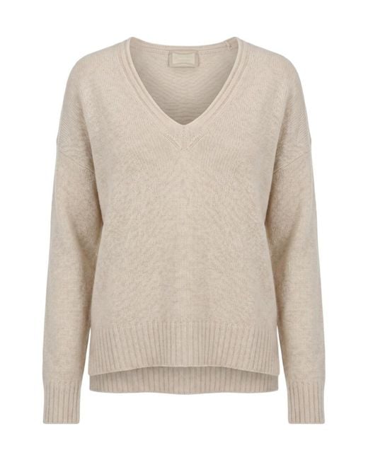 Drumohr Natural Long-Sleeved Sweater
