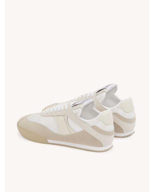 Chloé White Chlo Kick Lace-Up Sneakers