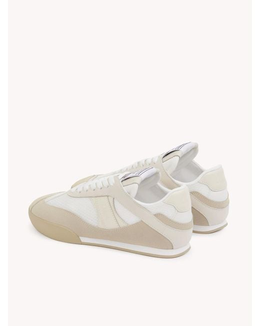 Chloé White Chlo Kick Lace-Up Sneakers