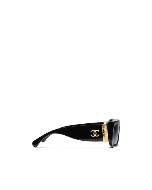 Chanel White Full Frame Sunglasses