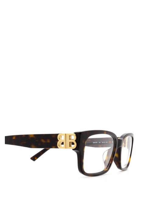 Balenciaga White Eyewear Rectangular Frame Glasses