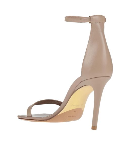 Burberry White Strap High Heel Sandals