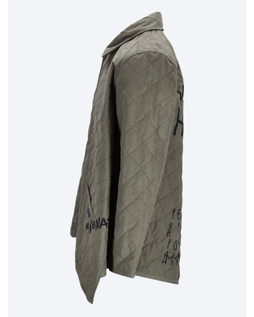 Comme des Garçons Green Long-Sleeved Jacket for men